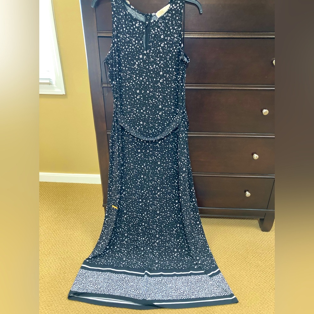 NWOT Sleeveless MICHAEL Michael Kors Maxi Dress with Belt